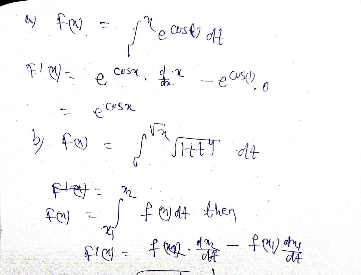 Calculus homework question answer, step 1, image 1